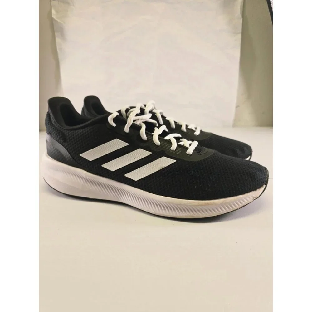 Adidas Runfalcon 3.0 Cloudfoam Running‎ Shoe Mens 12 Black/White Low HQ3790